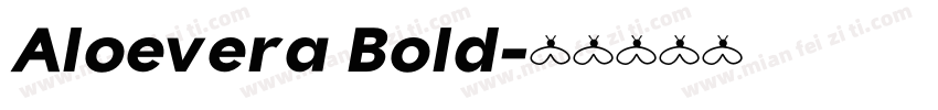 Aloevera Bold字体转换